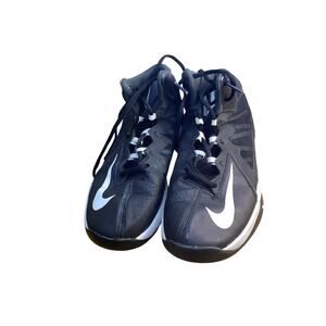 NIKE Air Max Stutter Step 2 Basketball Athletic Shoes 7Y Black White 653754-001